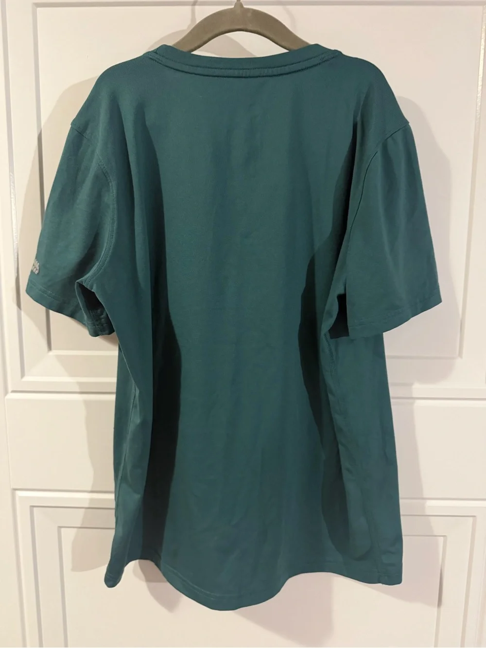 all in motion Boys youth L short sleeve green shirt with matching shorts
